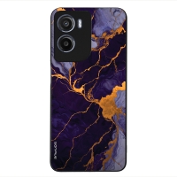 Θήκη Sonique Marble Series για Motorola Moto G05 4G / Moto E15 4G Μωβ
