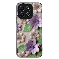 Θήκη Sonique 3D Flower Series για Honor X6b Βιολετί