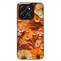 Θήκη Sonique 3D Flower Series για Honor X6b Πορτοκαλί