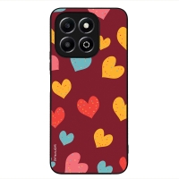 Θήκη Sonique Heart Series για Honor X6b Μπορντώ