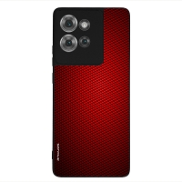 Θήκη Sonique Carbon Series για Motorola Edge 50 5G Κόκκινο