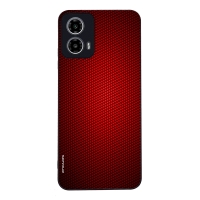 Θήκη Sonique Carbon Series για Motorola Moto G34 5G Κόκκινο