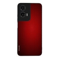 Θήκη Sonique Carbon Series για Motorola Moto G35 5G Κόκκινο
