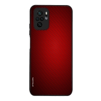 Θήκη Sonique Carbon Series για Xiaomi Redmi Note 10 / Redmi Note 10s / Poco M5s Κόκκινο