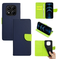 Θήκη Πορτοφόλι Sonique Trend Wallet Xiaomi Redmi Note 14 Pro 4G Σκούρο Μπλε / Λαχανί