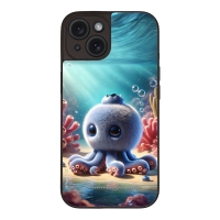 Θήκη Sonique Italian Brainrot Series για Apple iPhone 15 Blueberrinni Octopussini