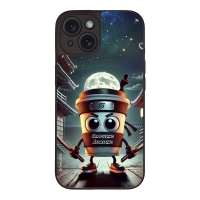 Θήκη Sonique Italian Brainrot Series για Apple iPhone 15 Cappuccino Assassino