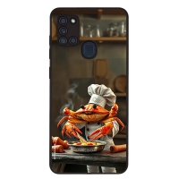 Θήκη Sonique Italian Brainrot Series για Samsung Galaxy A21s Chef Crabracadabra