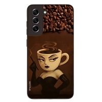 Θήκη Sonique Italian Brainrot Series για Samsung Galaxy S21 FE Espresso Signora