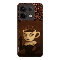 Θήκη Sonique Italian Brainrot Series για Xiaomi Redmi Note 13 Pro 5G / Poco X6 5G Espresso Signora