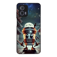 Θήκη Sonique Italian Brainrot Series για Motorola Moto G73 5G Cappuccino Assassino