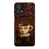 Θήκη Sonique Italian Brainrot Series για Motorola Moto G73 5G Espresso Signora