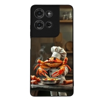 Θήκη Sonique Italian Brainrot Series για Motorola Moto G75 5G Chef Crabracadabra