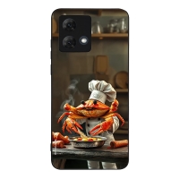 Θήκη Sonique Italian Brainrot Series για Motorola Moto G84 5G Chef Crabracadabra