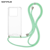 Θήκη Σιλικόνης με Κορδόνι Sonique Armor Clear Xiaomi Poco M7 Pro 5G Βεραμάν