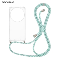 Θήκη Σιλικόνης με Κορδόνι Sonique Armor Clear Xiaomi Xiaomi 15 Ultra 5G Rainbow Βεραμάν