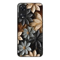 Θήκη Sonique 3D Flower Series για Oppo A78 5G Γκρι