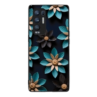 Θήκη Sonique 3D Flower Series για Oppo Find X3 Neo 5G Γαλάζιο