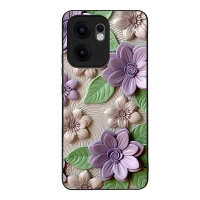 Θήκη Sonique 3D Flower Series για Oppo Reno13 F 5G / Oppo Reno13 FS 5G Βιολετί