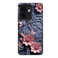 Θήκη Sonique 3D Flower Series για Oppo Reno13 F 5G / Oppo Reno13 FS 5G Ροζ 02