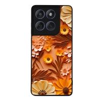 Θήκη Sonique 3D Flower Series για Motorola Edge 60 Fusion 5G Πορτοκαλί