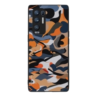 Θήκη Sonique Camouflage Army Series για Oppo Find X3 Neo 5G Πορτοκαλί