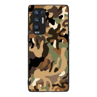 Θήκη Sonique Camouflage Army Series για Oppo Find X3 Neo 5G Καφέ