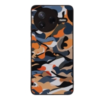 Θήκη Sonique Camouflage Army Series για Xiaomi Poco F7 Pro 5G Πορτοκαλί