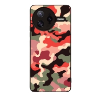 Θήκη Sonique Camouflage Army Series για Xiaomi Poco F7 Ultra 5G Κόκκινο