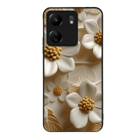 Θήκη Sonique 3D Flower Series για Xiaomi Redmi 13C 4G / Poco C65 4G Λευκό
