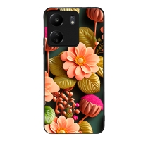 Θήκη Sonique 3D Flower Series για Xiaomi Redmi 13C 4G / Poco C65 4G Σομόν