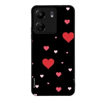 Θήκη Sonique Heart Series για Xiaomi Redmi 13C 4G / Poco C65 4G Μαύρο