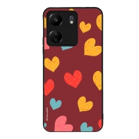Θήκη Sonique Heart Series για Xiaomi Redmi 13C 4G / Poco C65 4G Μπορντώ