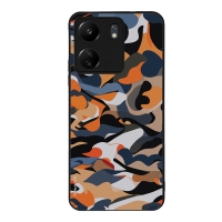 Θήκη Sonique Camouflage Army Series για Xiaomi Redmi 13C 4G / Poco C65 4G Πορτοκαλί