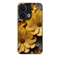 Θήκη Sonique 3D Flower Series για Oppo Reno13 Pro 5G Κίτρινο