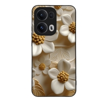 Θήκη Sonique 3D Flower Series για Oppo Reno13 Pro 5G Λευκό
