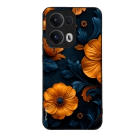 Θήκη Sonique 3D Flower Series για Oppo Reno13 Pro 5G Πορτοκαλί 01