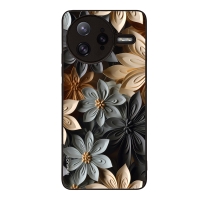 Θήκη Sonique 3D Flower Series για Xiaomi Poco F7 Ultra 5G Γκρι