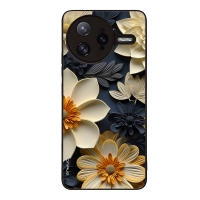 Θήκη Sonique 3D Flower Series για Xiaomi Poco F7 Ultra 5G Εκρού