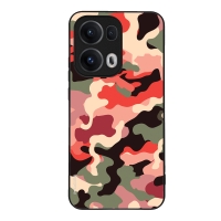 Θήκη Sonique Camouflage Army Series για Oppo Reno13 Pro 5G Κόκκινο
