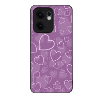 Θήκη Sonique Heart Series για Oppo Reno13 F 5G / Oppo Reno13 FS 5G Βιολετί