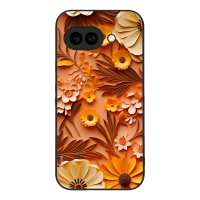 Θήκη Sonique 3D Flower Series για Google Pixel 9a 5G Πορτοκαλί