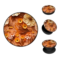 Pop Holder Sonique 3D Flower Series Πορτοκαλί