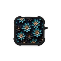 Θήκη Σιλικόνης Sonique 3D Flower Series για AirPods 4 Γαλάζιο