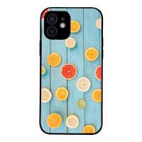Θήκη Sonique Fruit Series για Apple iPhone 12 Γκρέιπφρουτ