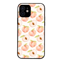Θήκη Sonique Fruit Series για Apple iPhone 12 Ροδάκινο