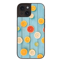 Θήκη Sonique Fruit Series για Apple iPhone 15 Γκρέιπφρουτ