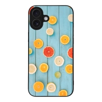 Θήκη Sonique Fruit Series για Apple iPhone 16 Plus Γκρέιπφρουτ