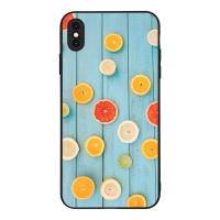 Θήκη Sonique Fruit Series για Apple iPhone XS MAX Γκρέιπφρουτ
