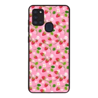 Θήκη Sonique Fruit Series για Samsung Galaxy A21s Φράουλα